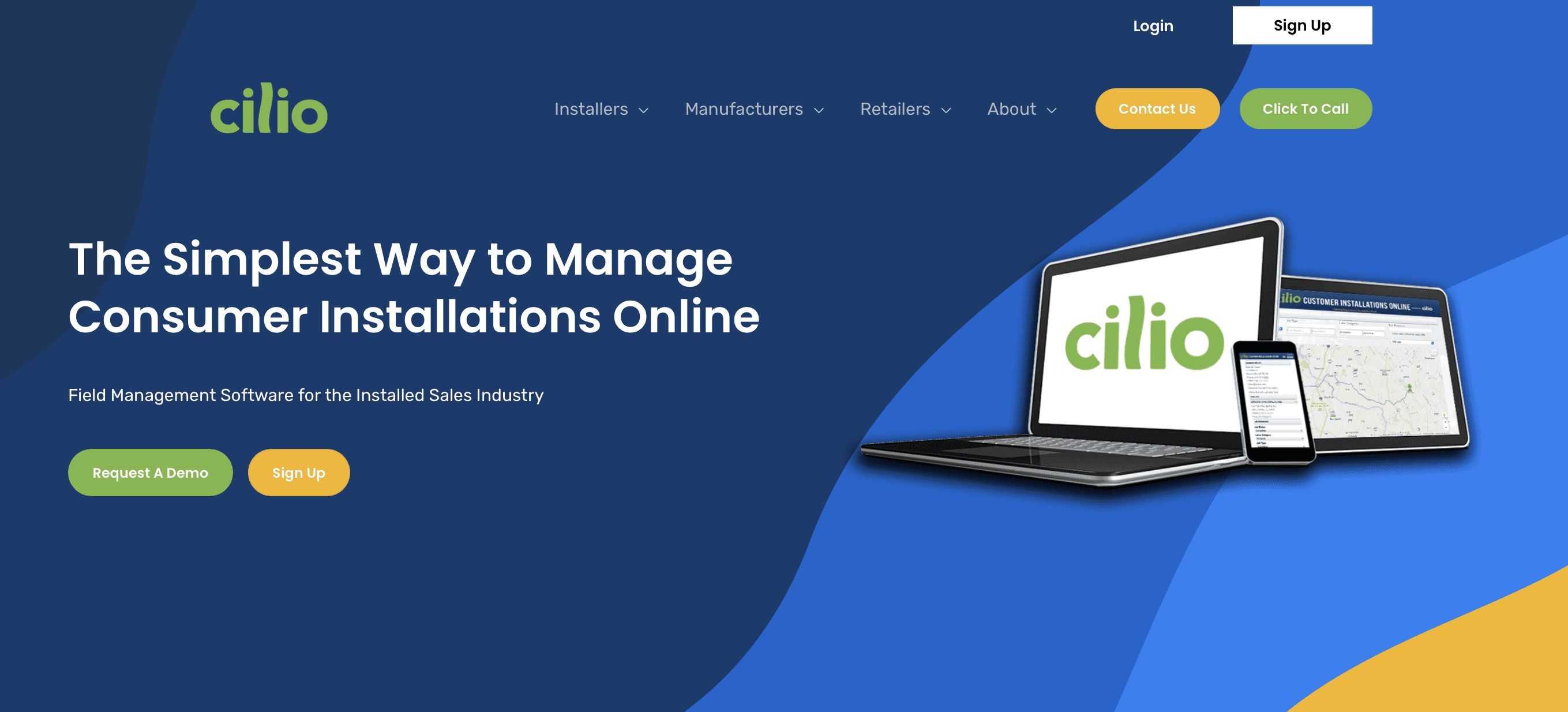 Cilio website